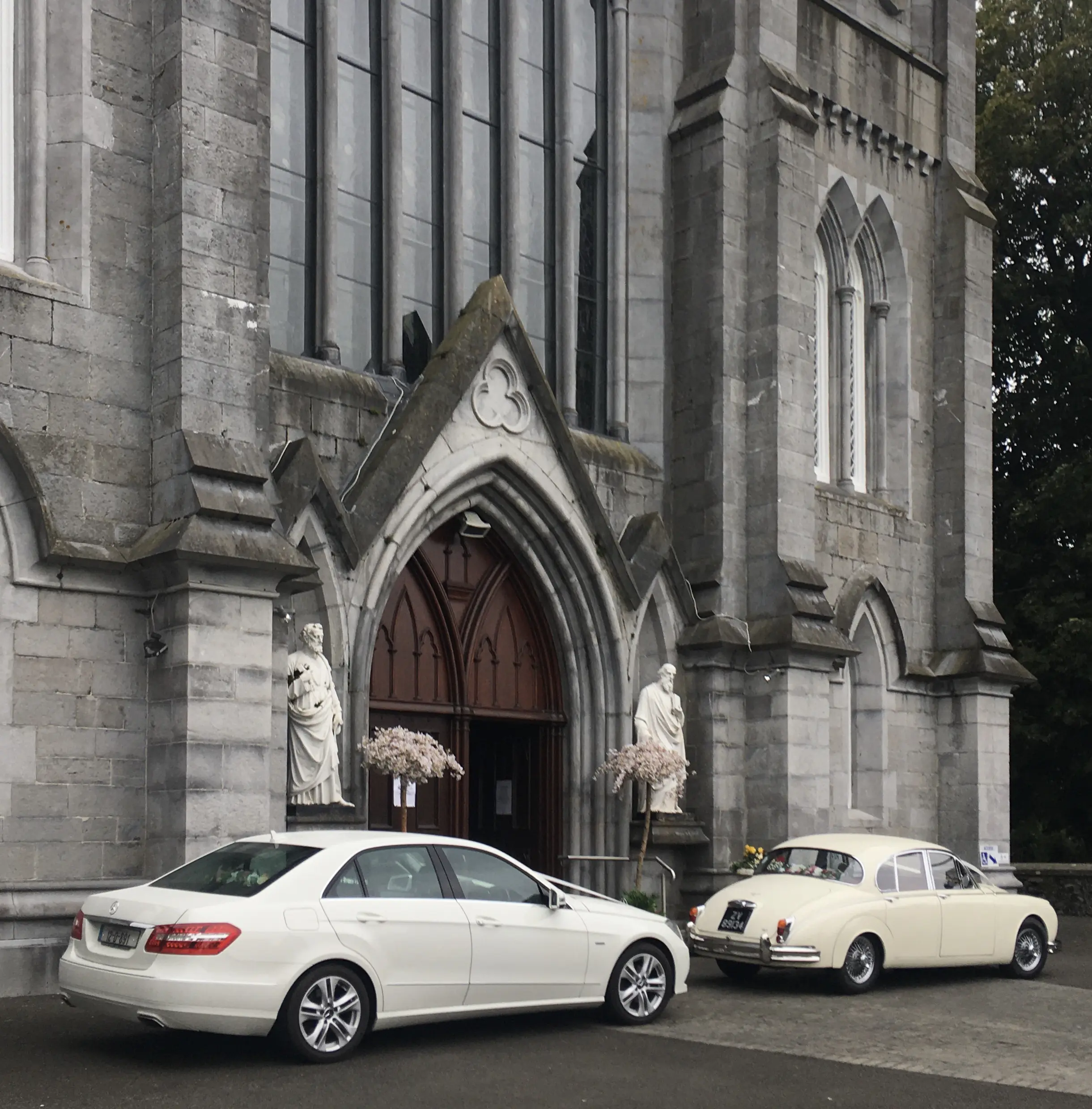 our white wedding cars